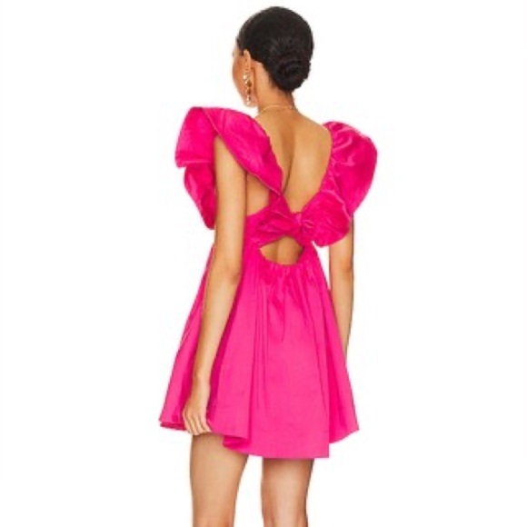 For Love & Lemons Clementine Mini Dress - pink - small - Picture 4 of 8